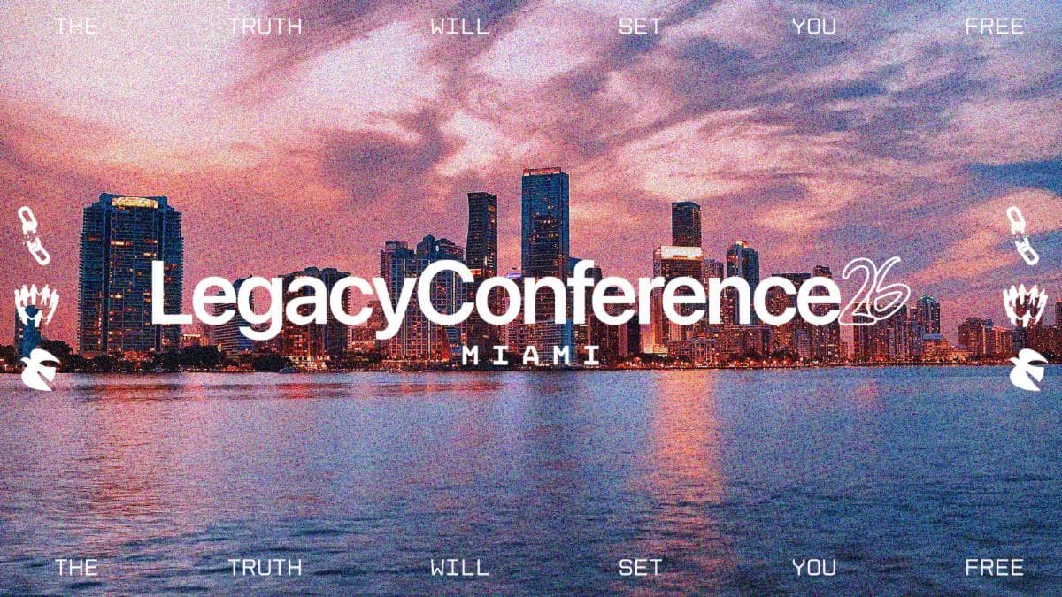 Miami skyline at sunset for Legacy Conference 2026
